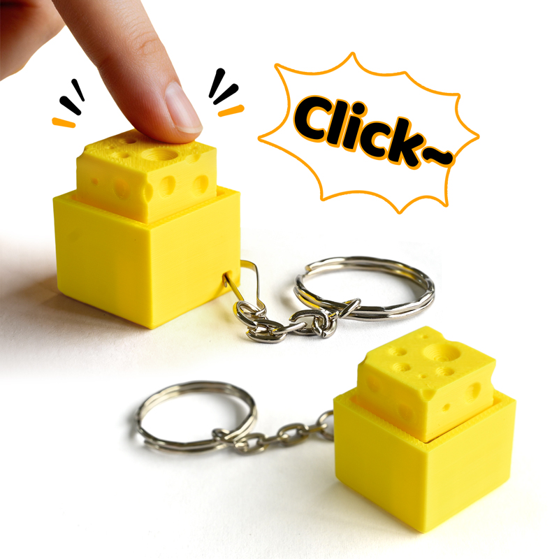3D Printing Yourself - Porte-clés anti-stress 3D imprimé en forme