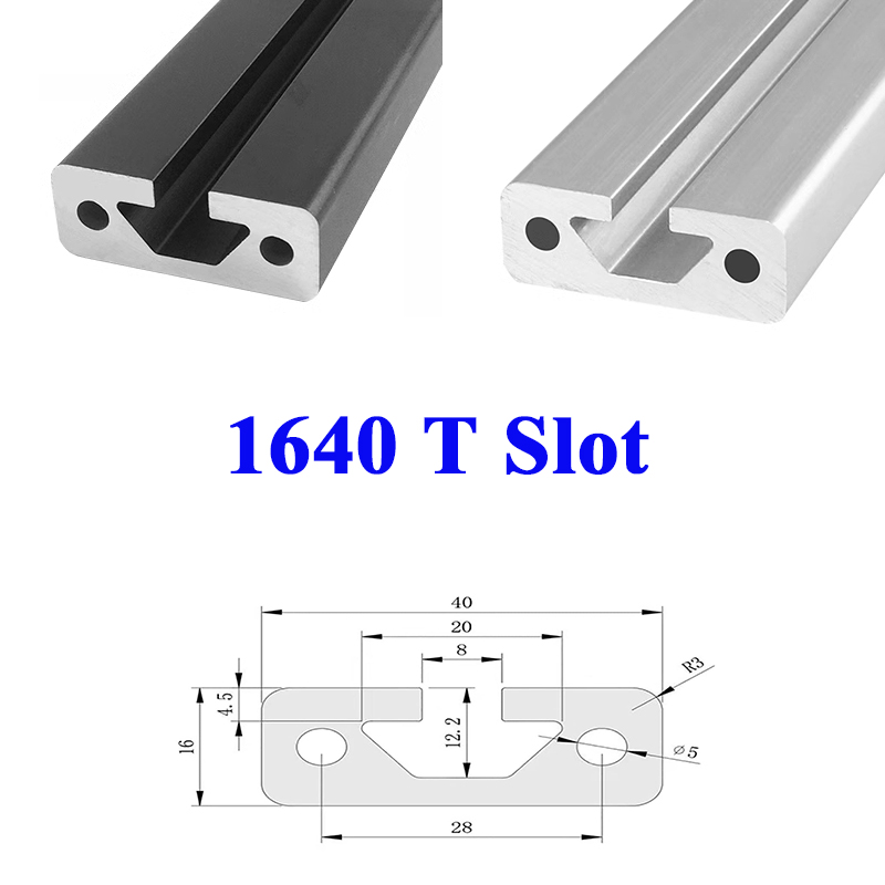 V Slot Aluminum Extrusion - Profilé en aluminium standard européen 1640,