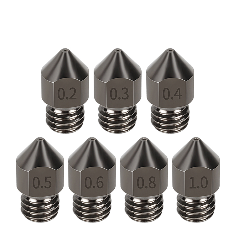 3D Printing Nozzle - Buse en acier super trempé MK8,