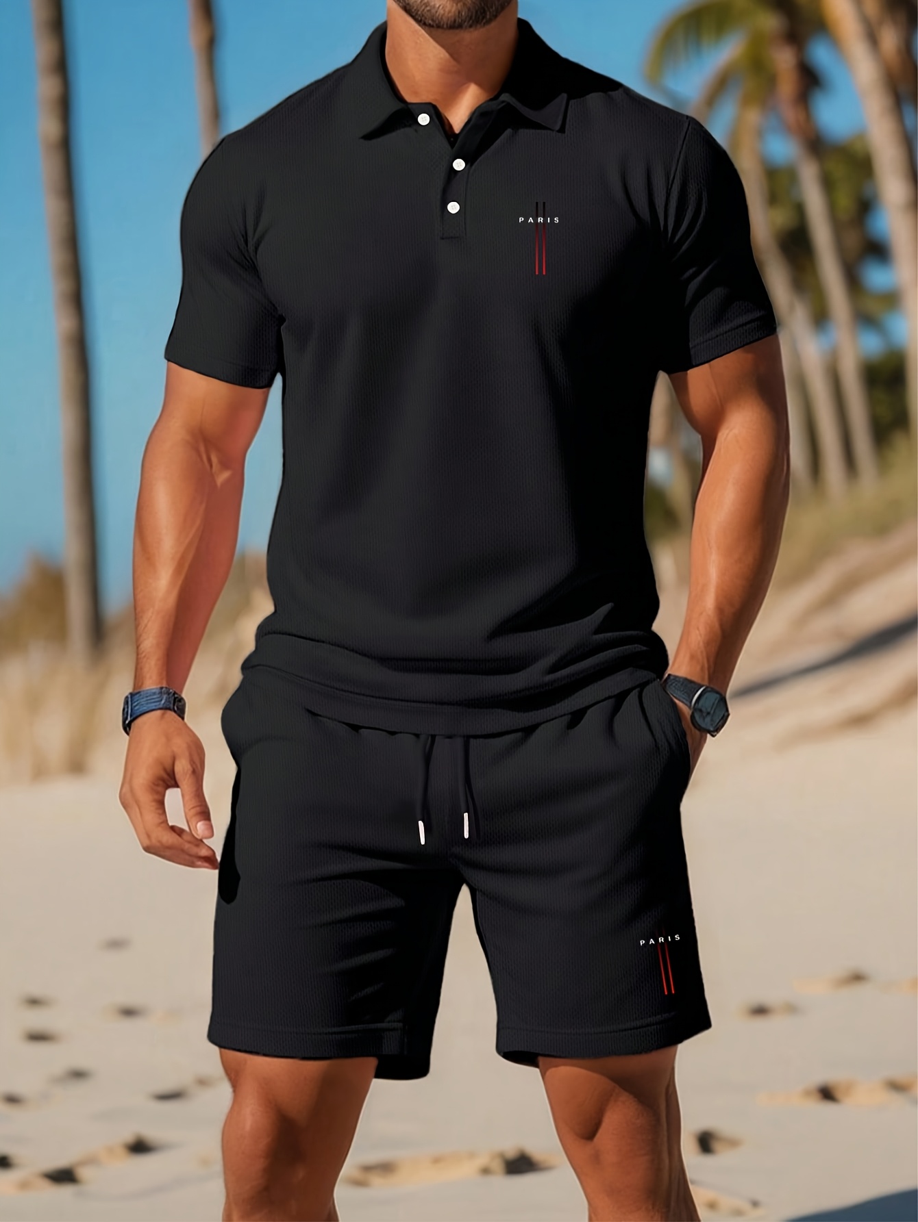 3D Printing Design Free - Ensemble de polos pour hommes été