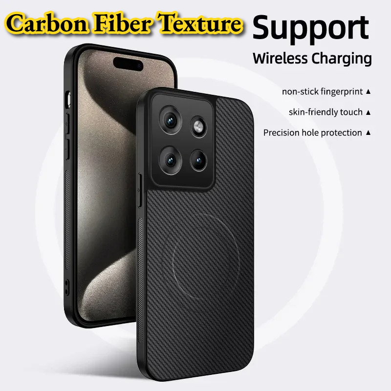 Carbon Fiber Filament - Étui magnétique en Fiber de carbone