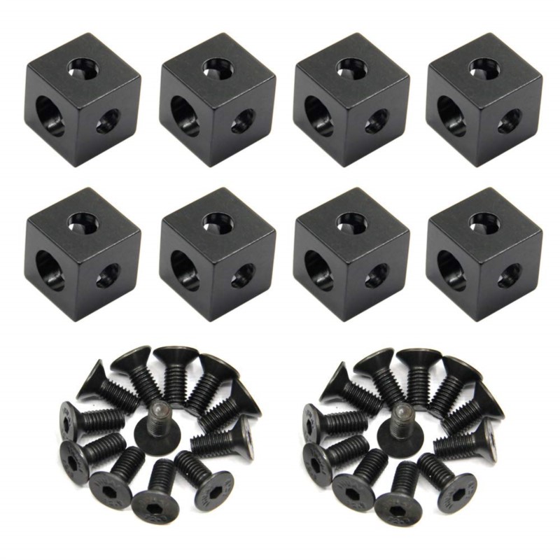 V Slot Aluminum Extrusion - Bloc d'aluminium 2020, connecteur de prisme