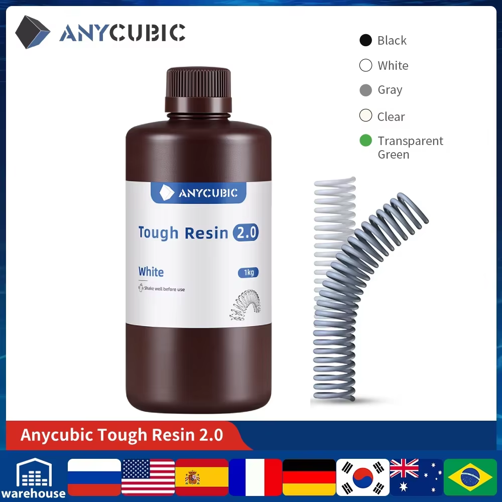 Glue For 3D Printing - ANYCUBIC résine dure Flexible 2.0 405nm