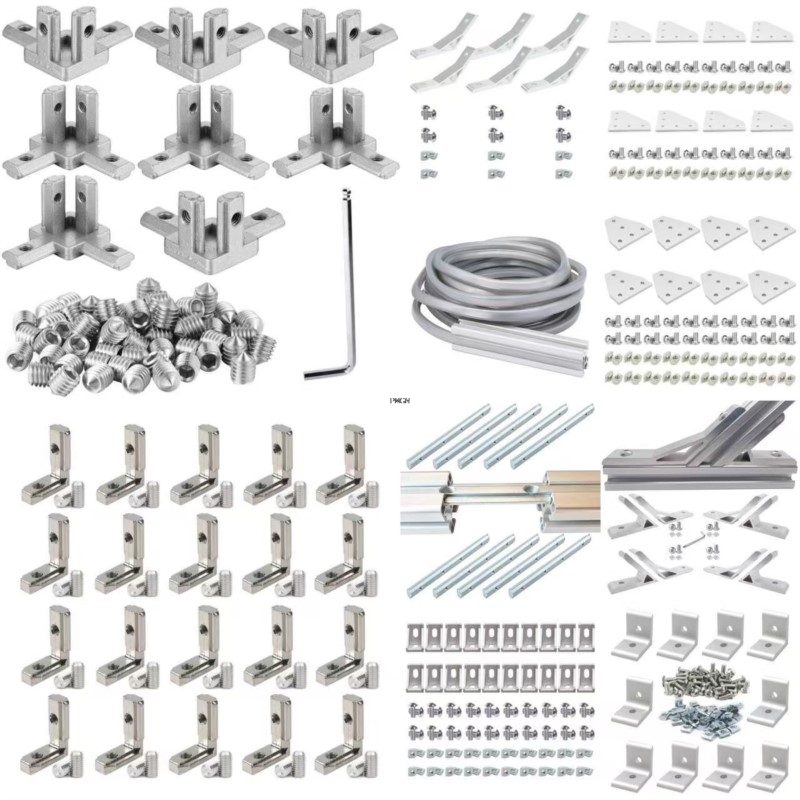V Slot Aluminum Extrusion - Support d'angle à fente T/V pour