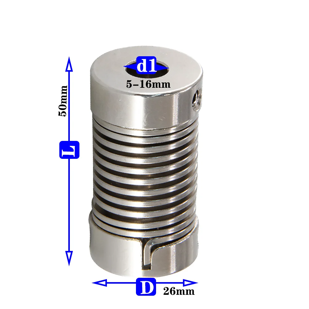 Lead Screw Stepper - L'accouplement élastique à ressort D26L50 en
