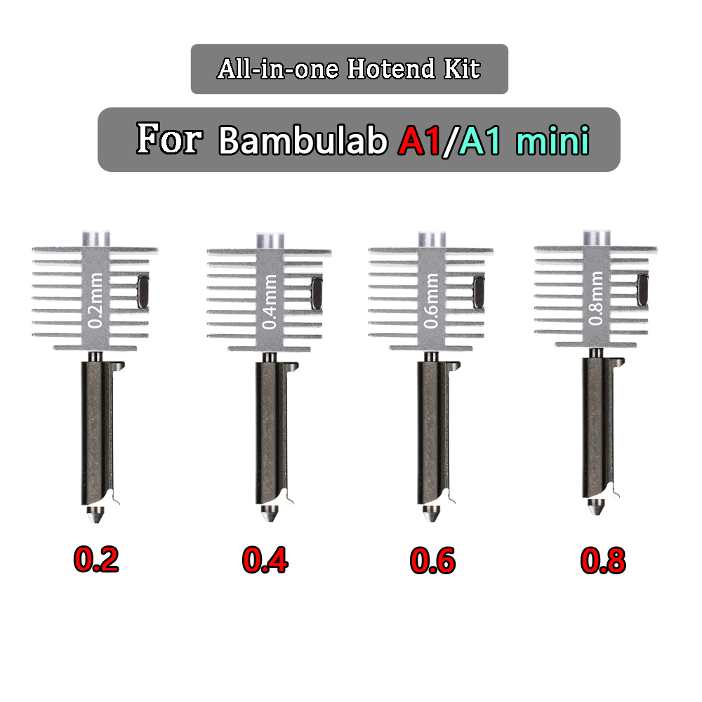 3D Printing Nozzle - Kit Hotend amélioré pour Bamb Lab