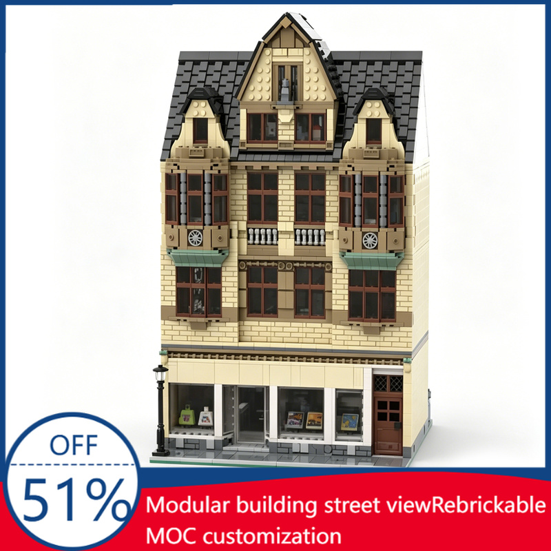 3D Printing House - 4418 Pièces Blocs de Construction Modulaires