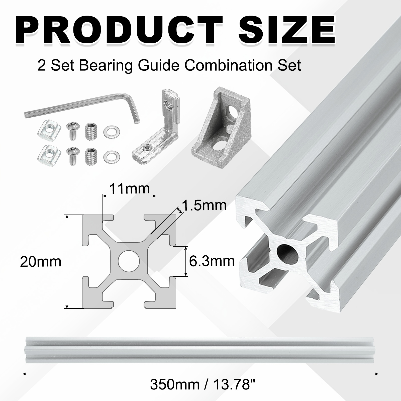 2 ensembles de profilés en alu - V Slot Aluminum Extrusion avis et prix