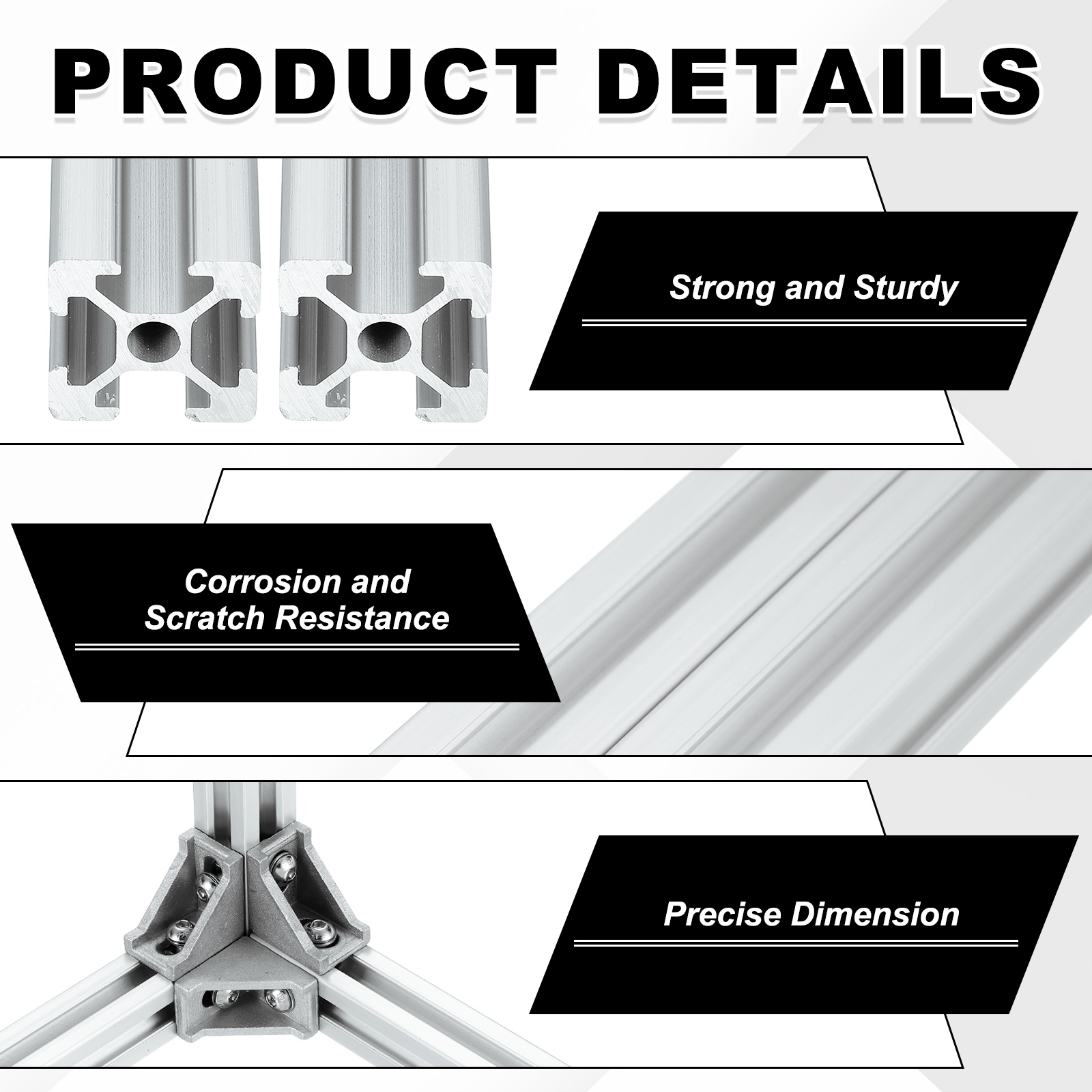 2 ensembles de profilés en alu - V Slot Aluminum Extrusion avis et prix