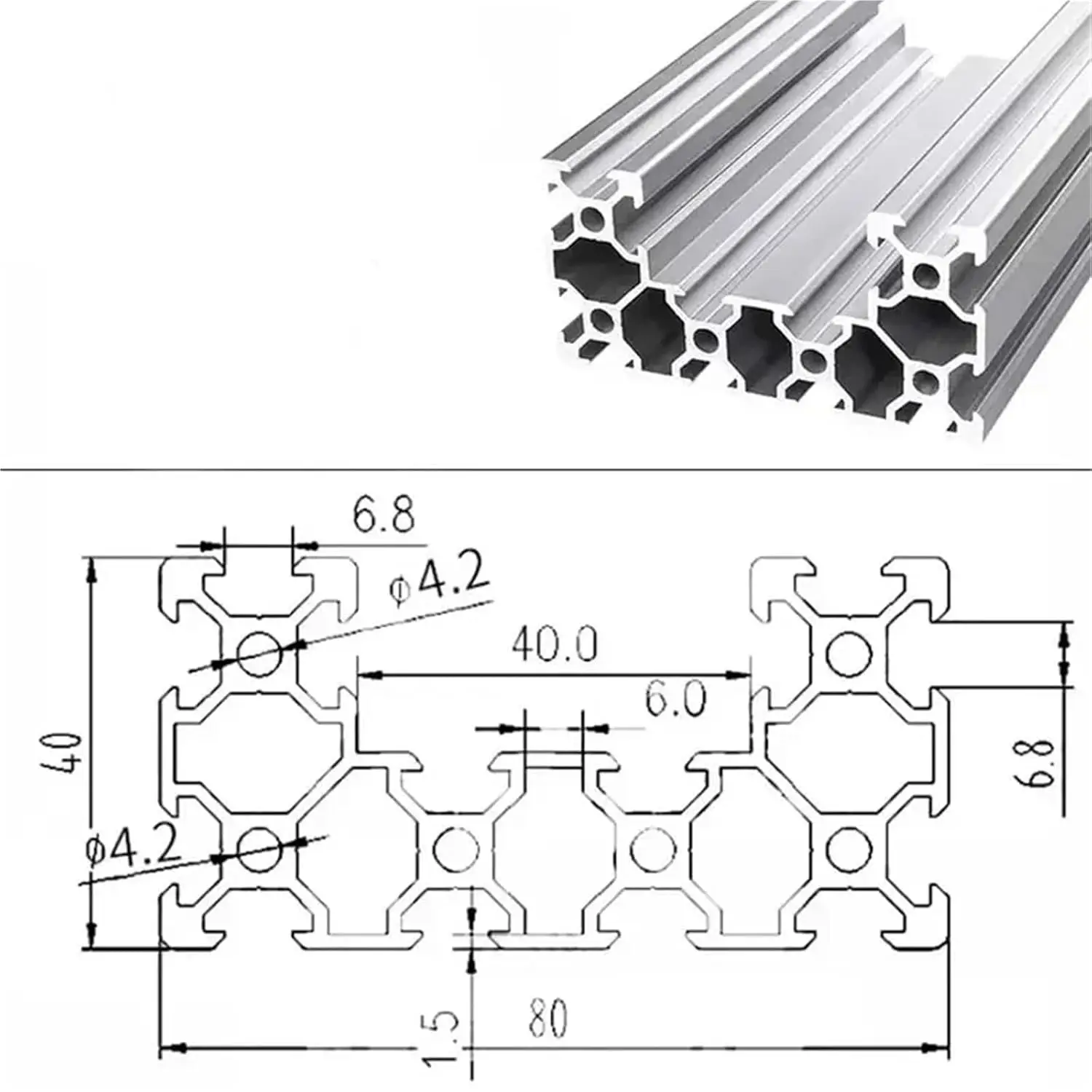 Profilé en aluminium industrie - V Slot Aluminum Extrusion avis et prix