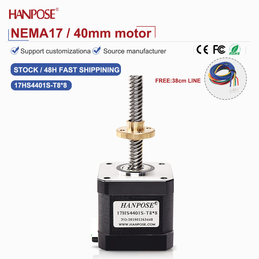 Moteur pas à pas à vis NEMA17  - Lead Screw Stepper avis et prix