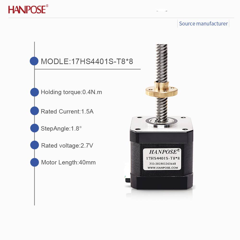 Moteur pas à pas à vis NEMA17  - Lead Screw Stepper avis et prix