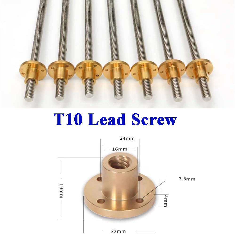 Vis trapézoïdale T10 en acier  - Lead Screw Stepper avis et prix