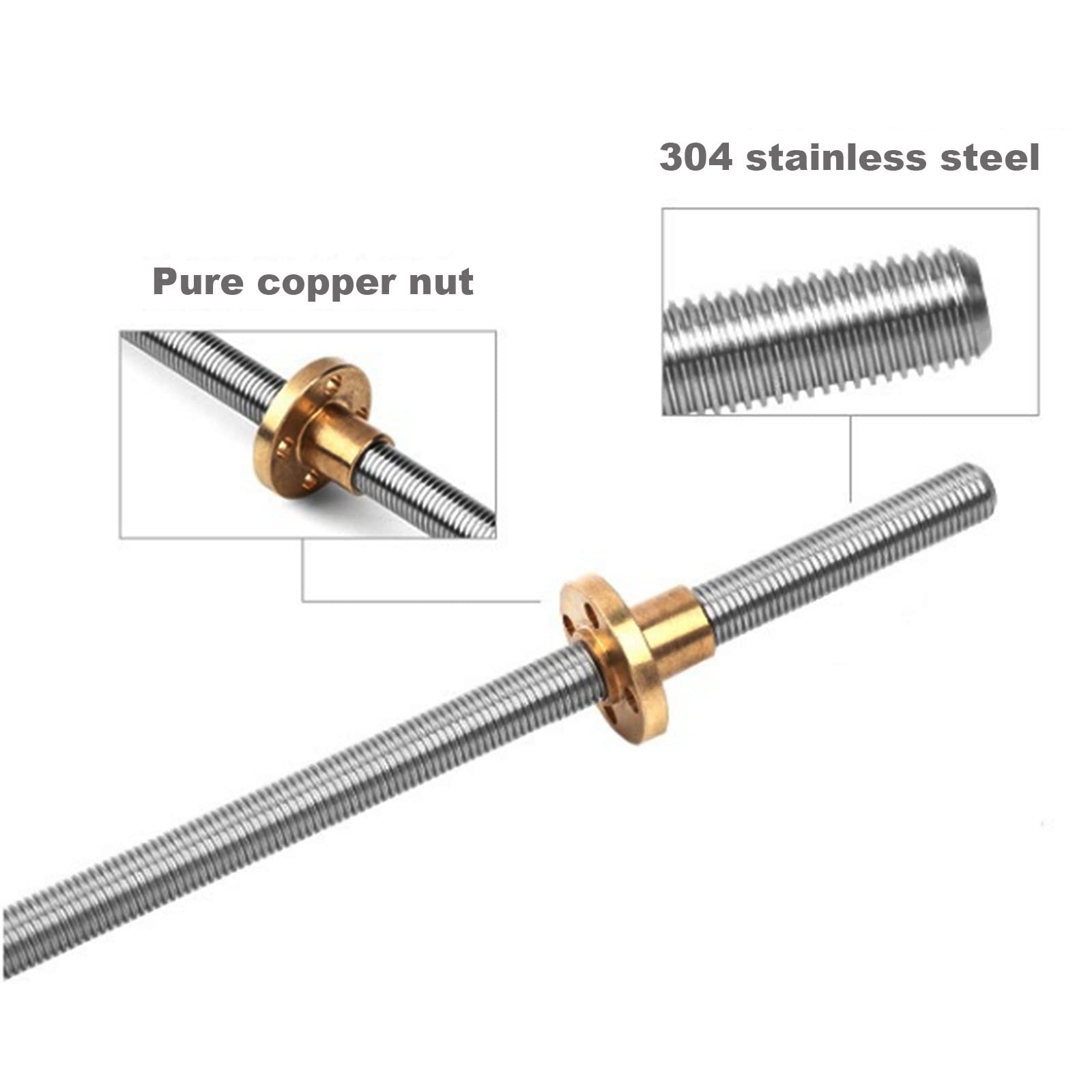 Vis trapézoïdale T10 en acier  - Lead Screw Stepper avis et prix