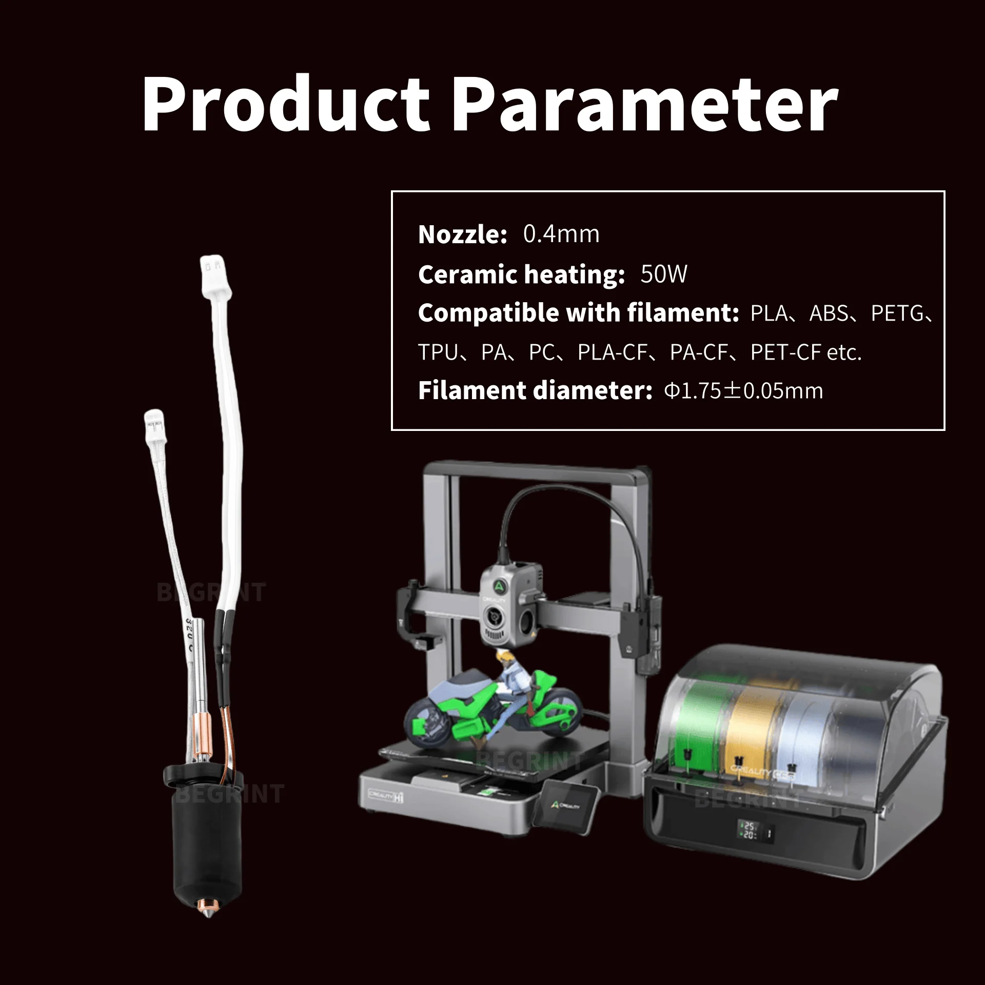 Kit de chauffage céramique hau - 3D Printing Nozzle avis et prix